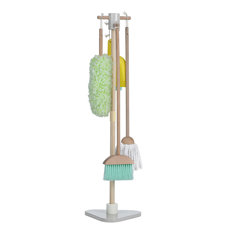 Teamson Kids - Little Helper  Cleaning Set - Stone