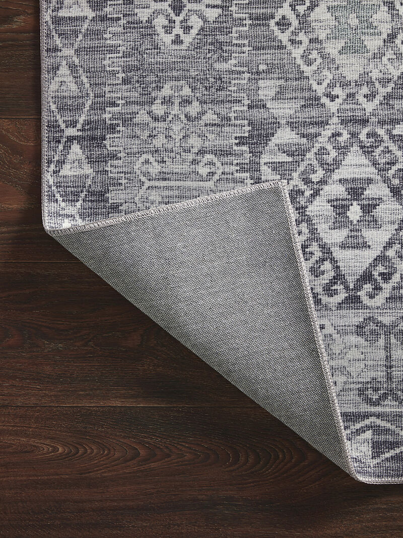 Zion ZIO03 Charcoal/Slate 7'6" x 9'6" Rug