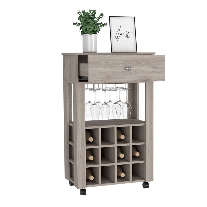 Bar Cart Bayamon, Living Room, Light Gray