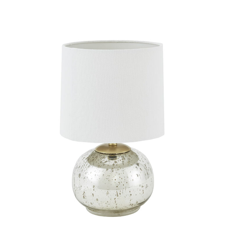 Gracie Mills Celsa Metallic Glass Table Lamp