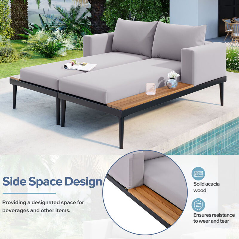 Merax Modern Outdoor Daybed Patio