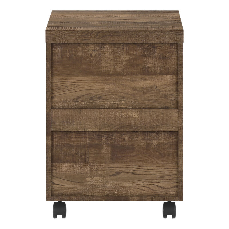 Monarch Specialties I 7400 File Cabinet, Rolling Mobile, Storage Drawers, Printer Stand, Office, Work, Laminate, Brown, Contemporary, Modern