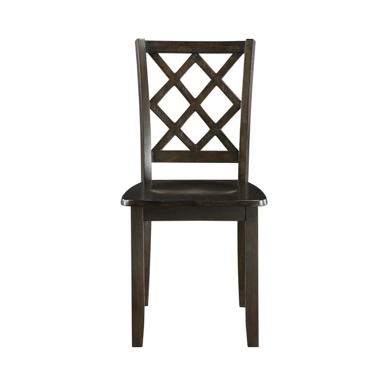 New Classic Furniture Trellis Dining Chair (2 Per Carton)-Brown