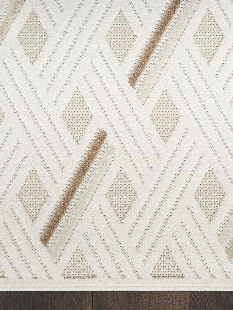 Care Free CAF05 Ivory/Beige 3'11" x 5'11" Rug