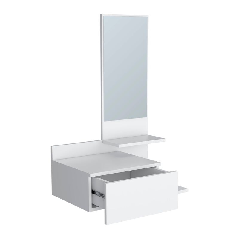 Floating Hallway Cabinet Lowell, Living Room, White