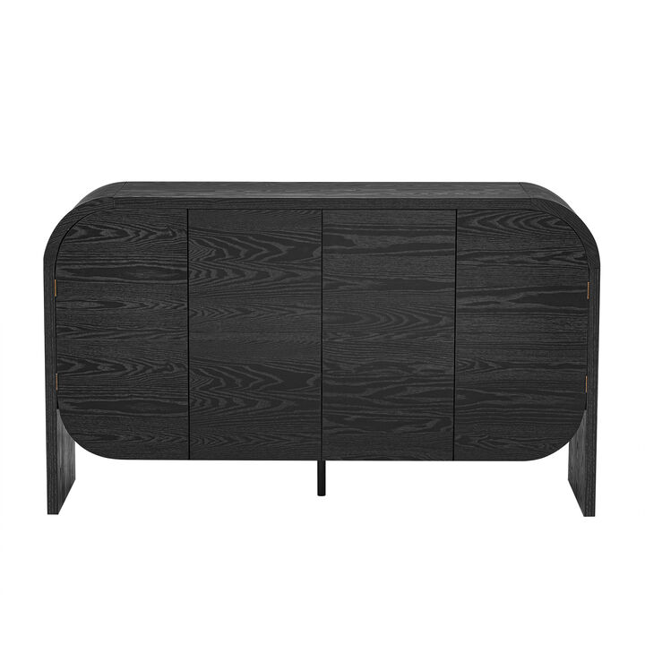 Merax Vintage 4-Door Sideboard Storage Cabinet