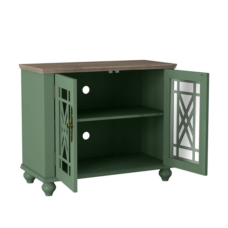FESTIVO 38" Antique-Inspired Kitchen Buffet Sideboard Cabinet