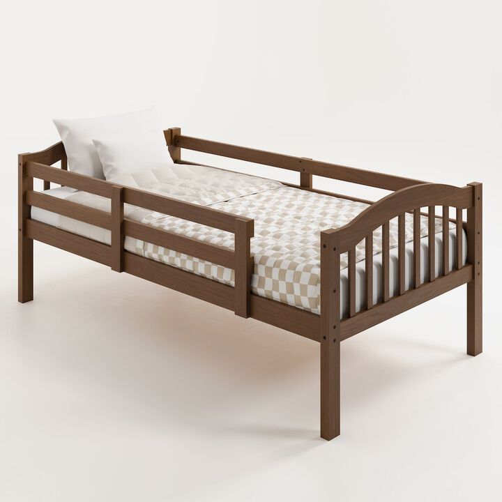 Storkcraft Long Horn Twin-Over-Twin Bunk Bed (Hazelnut)
