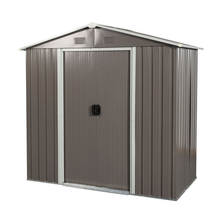 8FT X 4FT Outdoor Metal Storage Shed