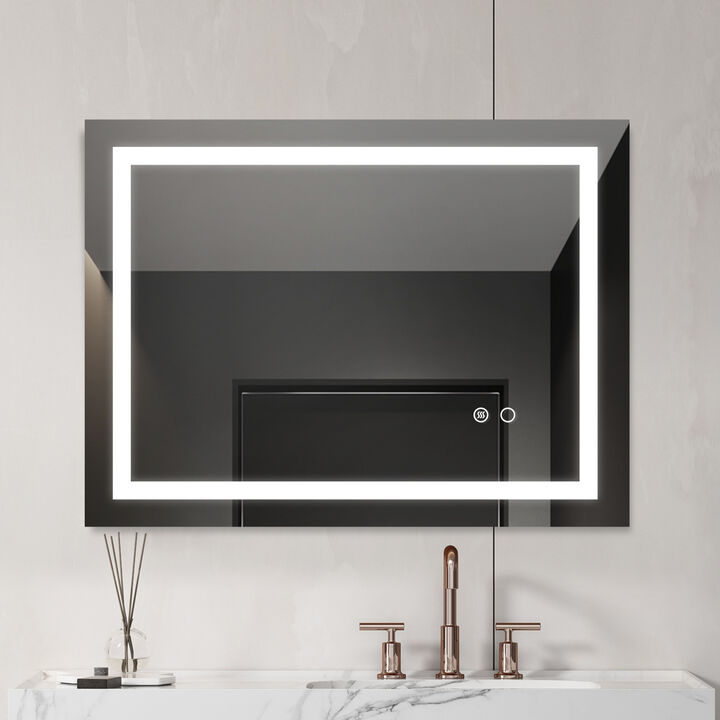 LED Bathroom Mirror with High Lumen and Anti-Fog