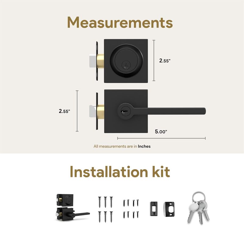Mega Handles | Prime Lever and Deadbolt Combo