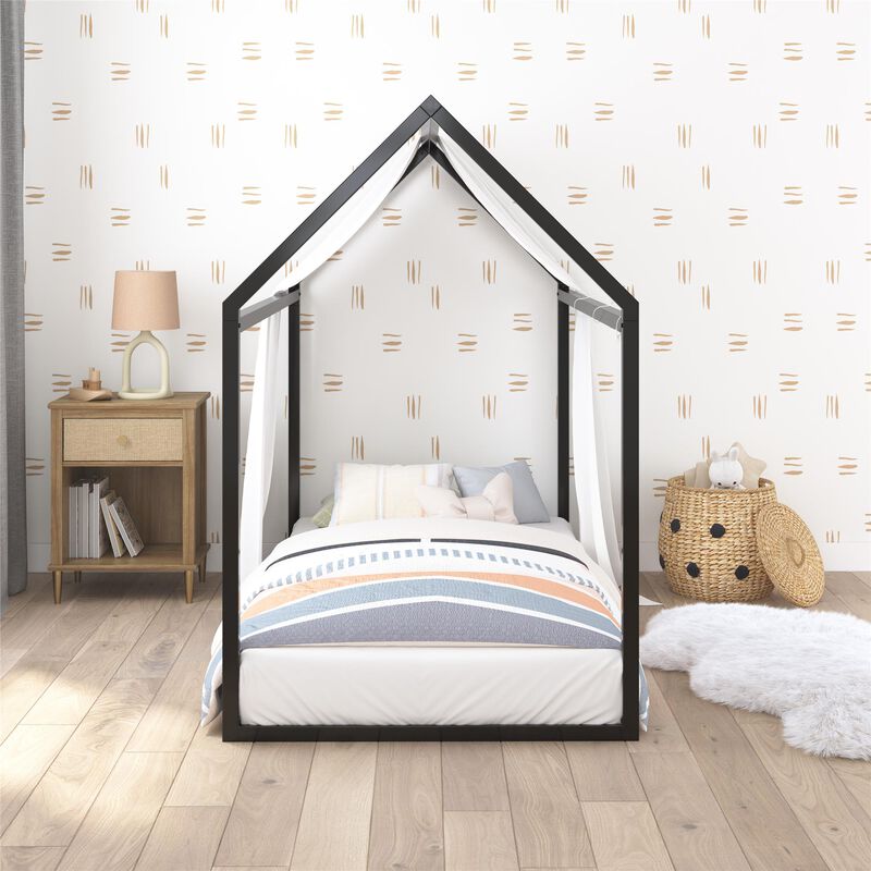 Little Seeds Skyler Metal Montessori House Bed