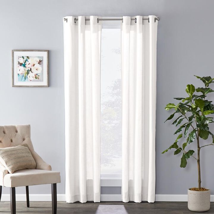 SKL Home Saturday Knight Ltd Raine Light Filtering Sophisticated SunSafe Window Curtain Panel
