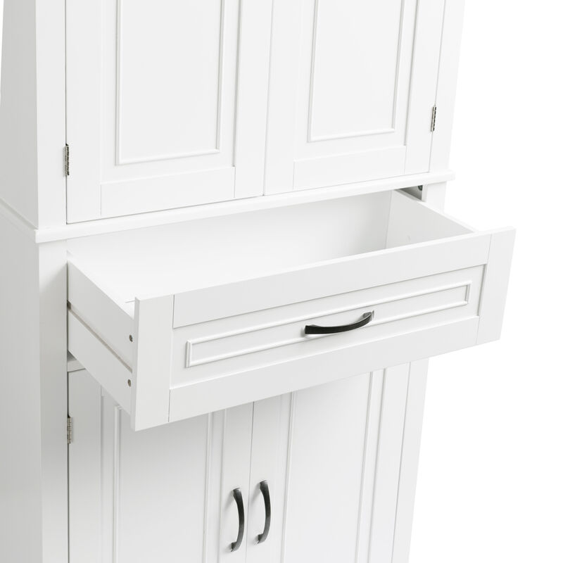 Merax Bathroom Storage Cabinet with Adjustable Shelf