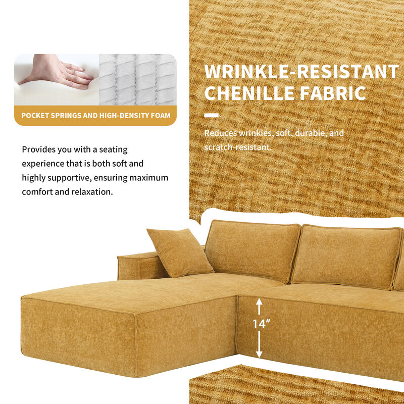 Minimalist Style Modular Sectional Sofa