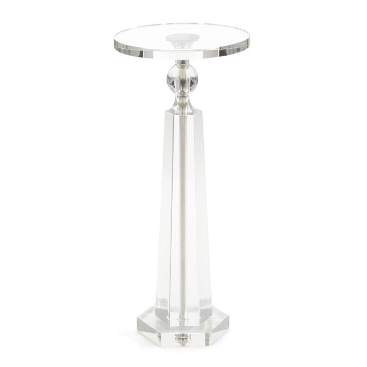 Faceted Crystal Martini Table