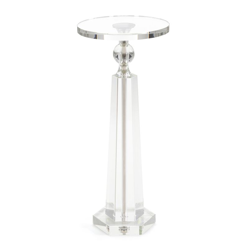Faceted Crystal Martini Table
