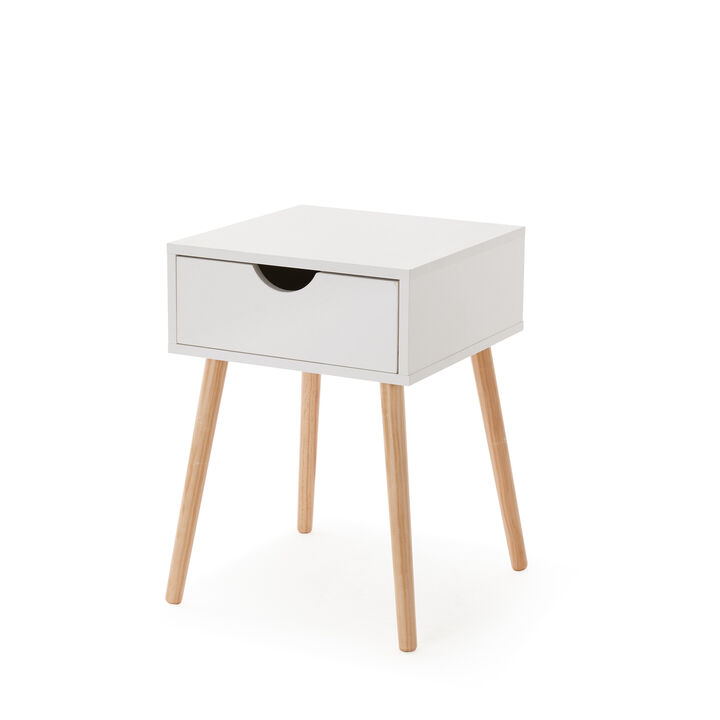 Yak About It® Easy Built Side Table - White