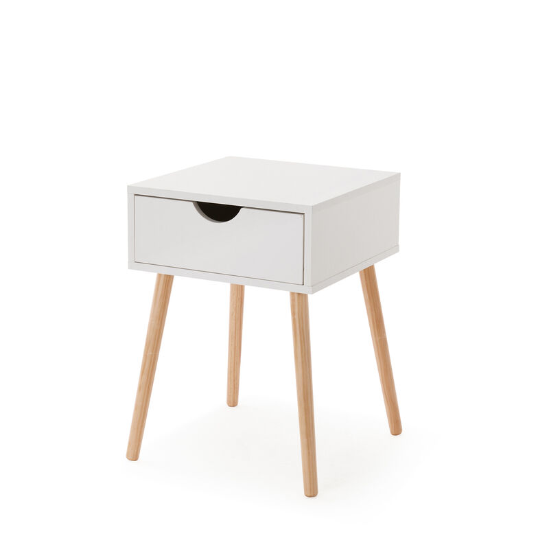 Yak About It® Easy Built Side Table - White