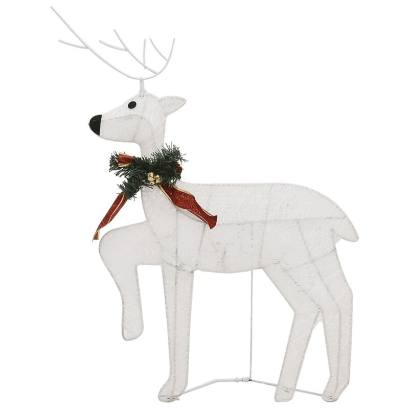 Garden 6pc Reindeer Christmas Decoration Set, 120 LEDs, Cool White - Benzara