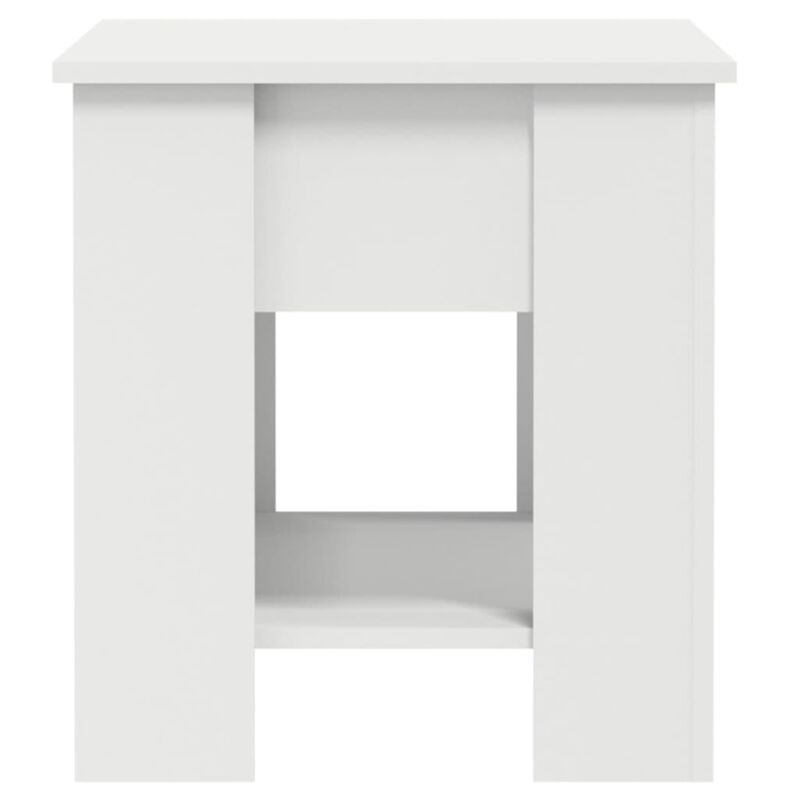 vidaXL Coffee Table White 39.8"x19.3"x20.5" Engineered Wood