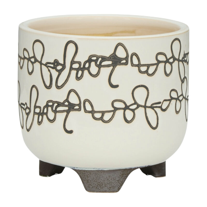 Scribble Foot Planter