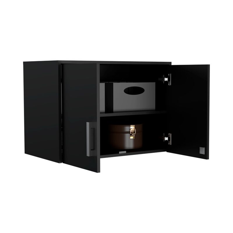 Wall Storage Cabinet Lions, Garage, Black