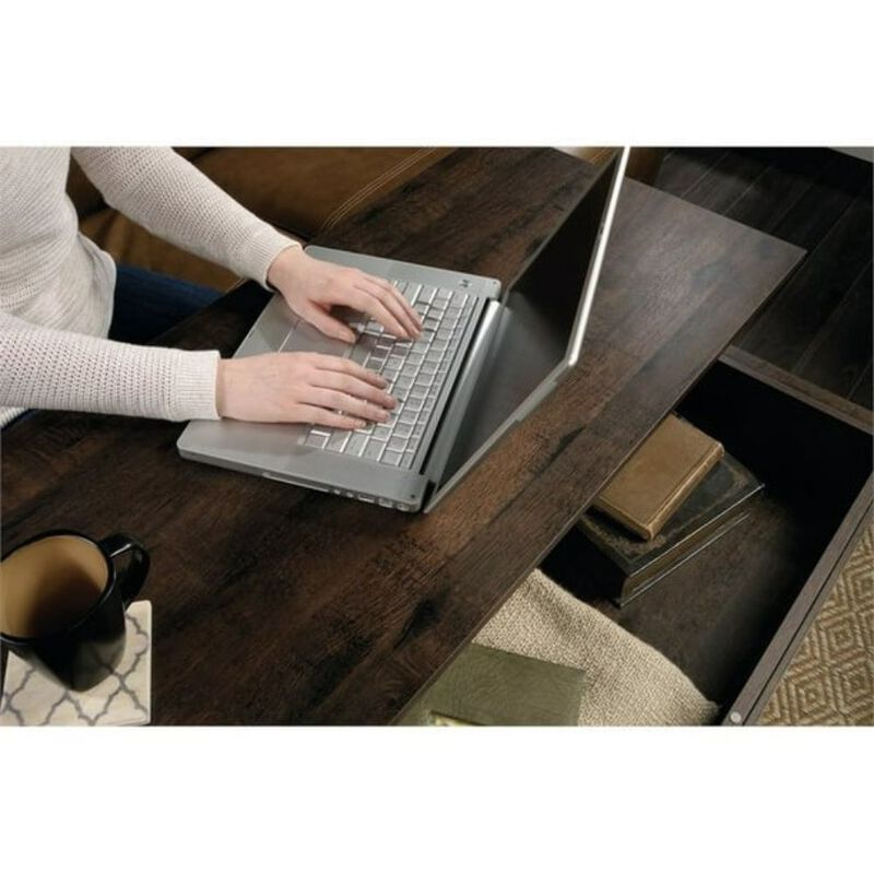 Hivvago Dark Brown Lift-Top Multi Purpose Coffee Table