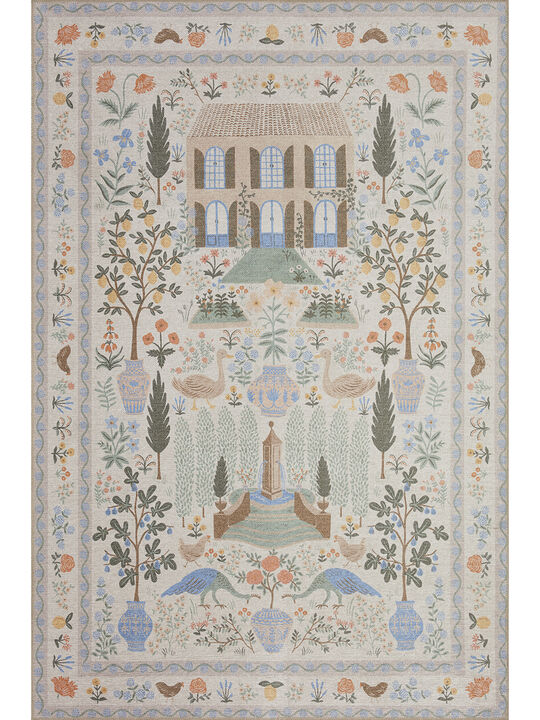 Menagerie MEN03 Cream 7'6" x 9'6" Rug