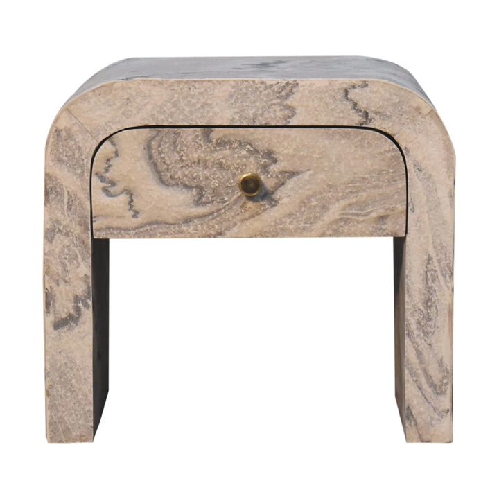 Artisan Furniture Nouveau 1 Drawer Solid Wood Nightstand Artisan Furniture Nouveau 1 Drawer Solid Wood Nightstand