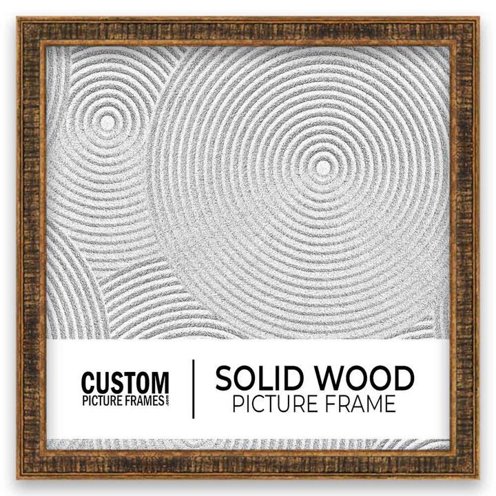 Rustic Gold Square Picture Frame