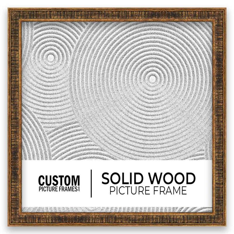Rustic Gold Square Picture Frame
