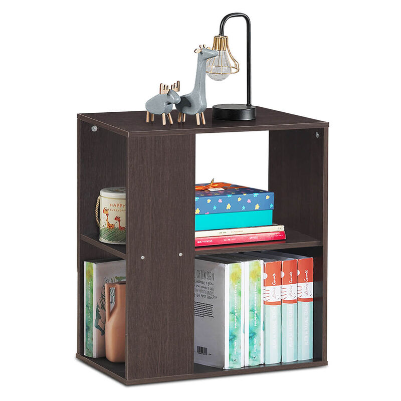 3-Tier Side End Table with Storage Shelves