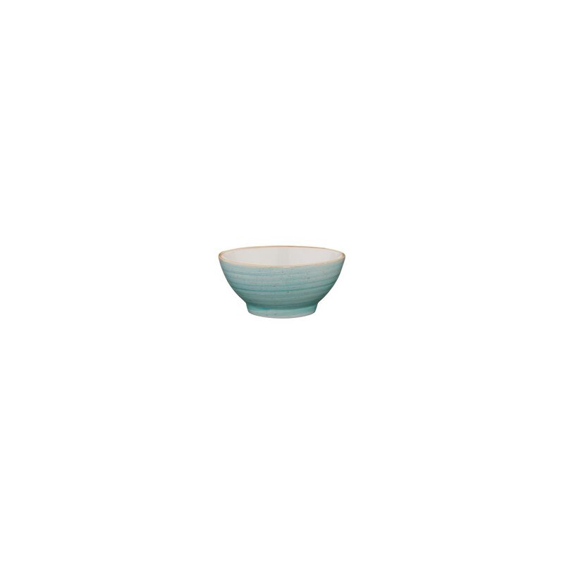Aqua dia.4.75" h:2.25" 10 oz. Round Blue Porcelain Bowl (Set of 4)