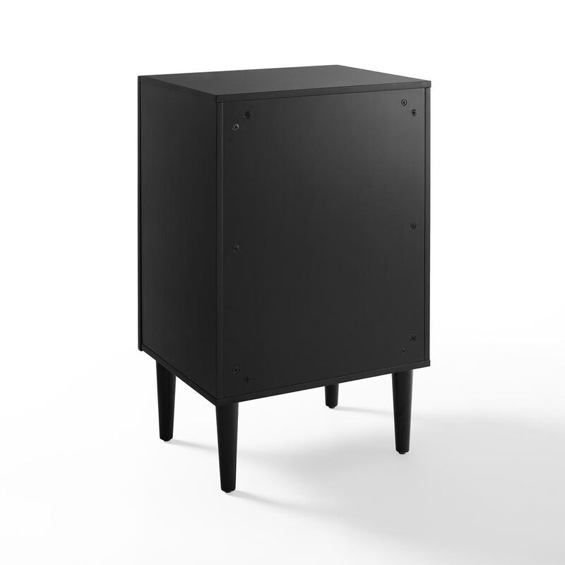 Crosley Furniture Everett Record Player Stand Matte Black