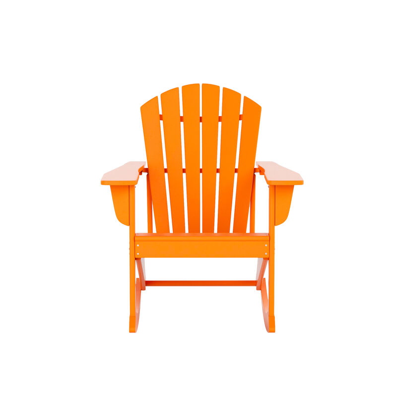 WestinTrends Outdoor Patio Adirondack Rocking Chair