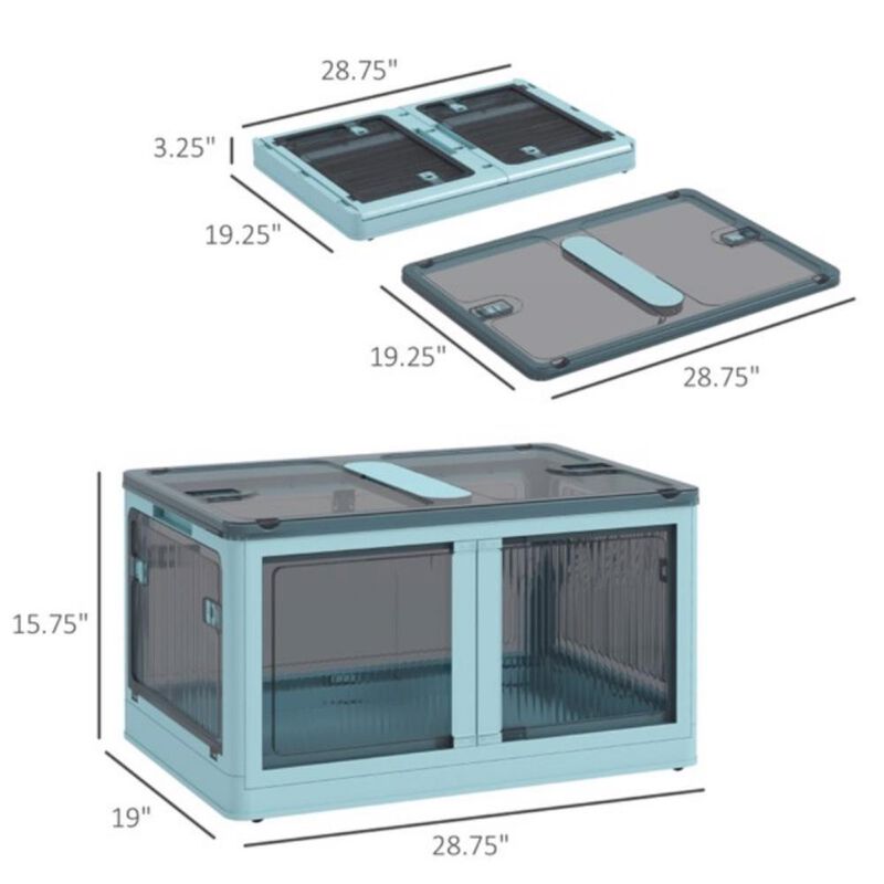 Storage Bins – Versatile and Stackable Organizers for Home, Garage, or Office Storage