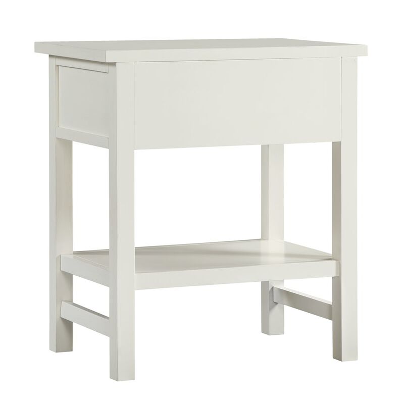 Comfort Pointe Franklen 1-drawer Storage Nightstand - Antique White