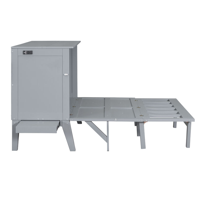 Merax Murphy Bed with Removable Shelves