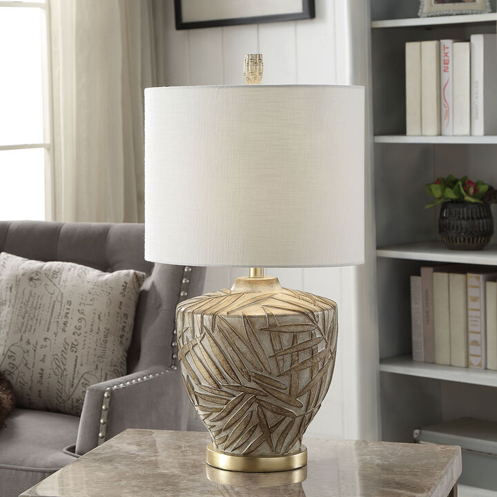 Baffo Gold Jar Table Lamp