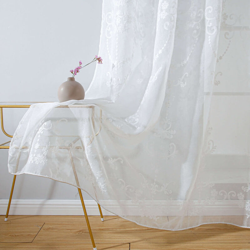 Dolce Mela Sheer Curtains Panel