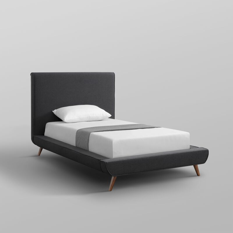 Loft Lyfe Eliezer Linen Upholstered Platform Bed