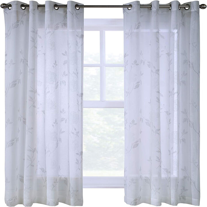 Commonwealth Giardino Grommet Curtain Panel Window Dressing