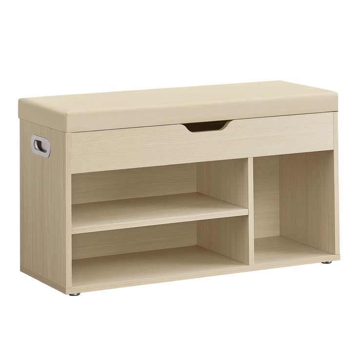 Storage Bench with Cushion for Versatile Seating and Hidden Storage