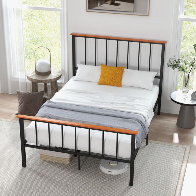 Hivvago Bed Frame with Headboard and Footboard