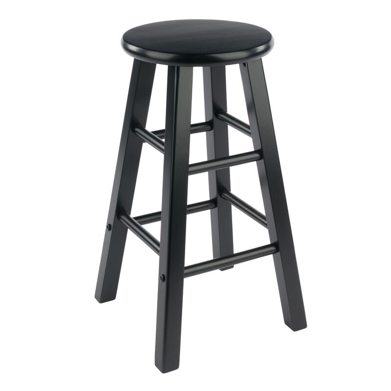 Winsome Element Counter Stools, 2-Pc Set, Black
