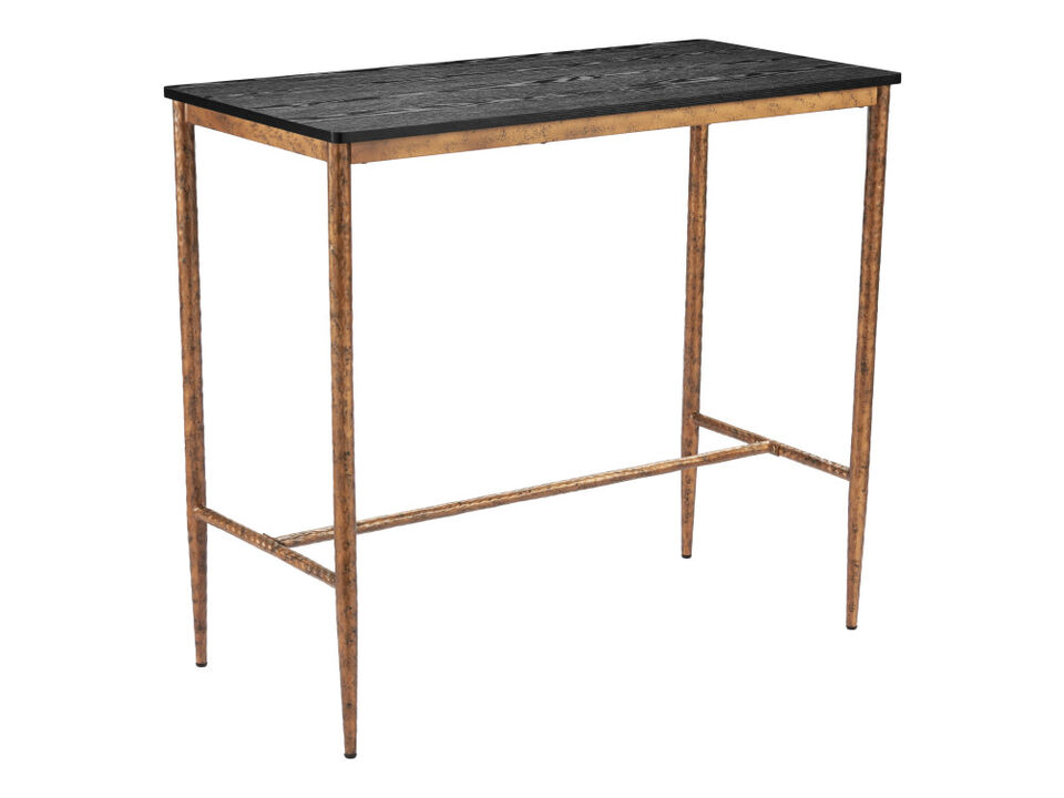 Nida Bar Table Black & Bronze
