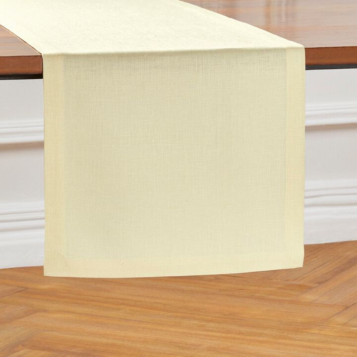 Solino Home 100% Pure Linen Table Runner | Diana