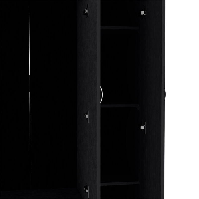 Wardrobe Erie, Bedroom, Black