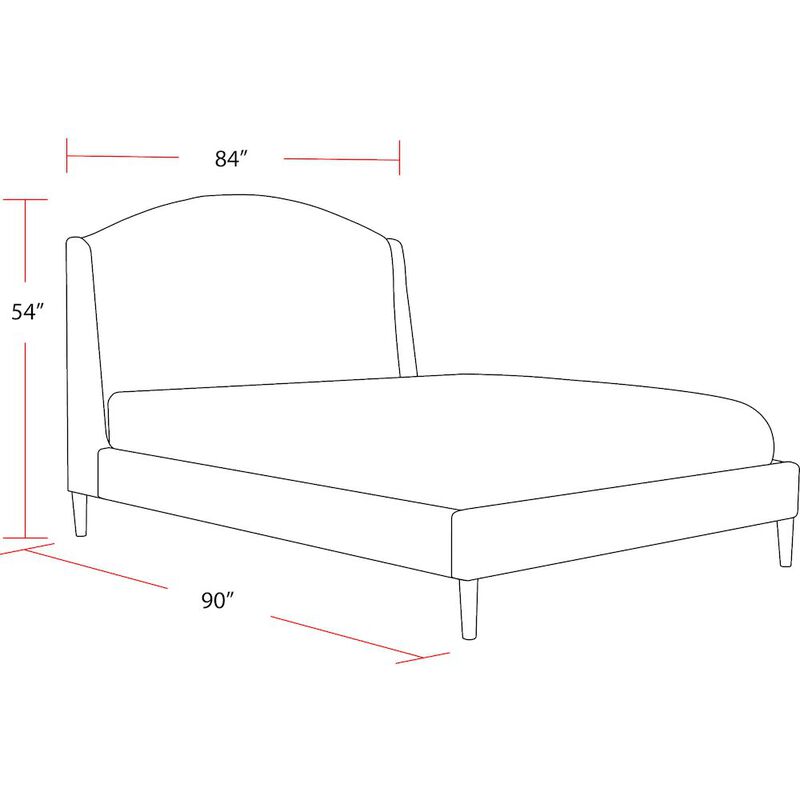 Parker Living Sleep Crescent - Milano Snow King Bed